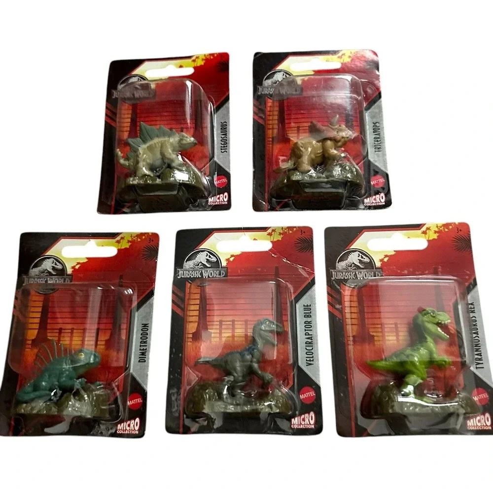 Jurassic World Micro Collection Set Of 5 Figures Cake Toppers‎